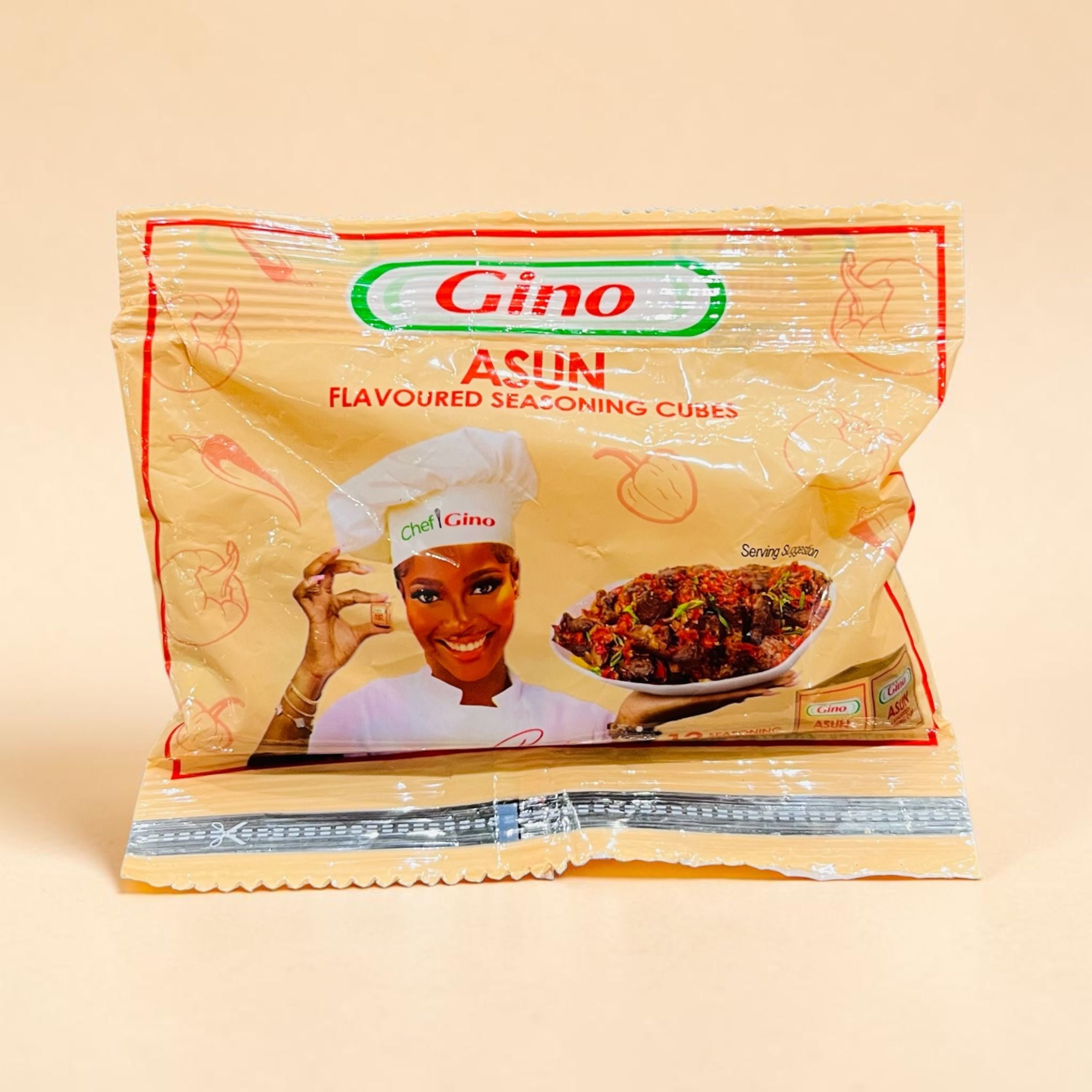 GINO ASUN FLAVOURED SEASONING CUBES 48G 